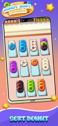 Donut Sort Puzzle Screenshot 9 of 10