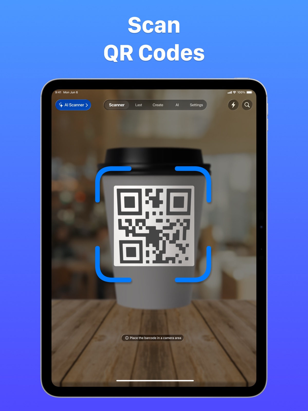 QR Code Reader ® ipad screenshot 1