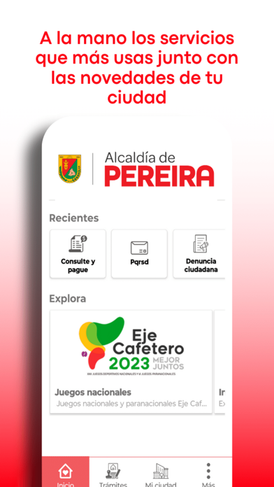 Gobierno de la Ciudad Pereira Screenshot