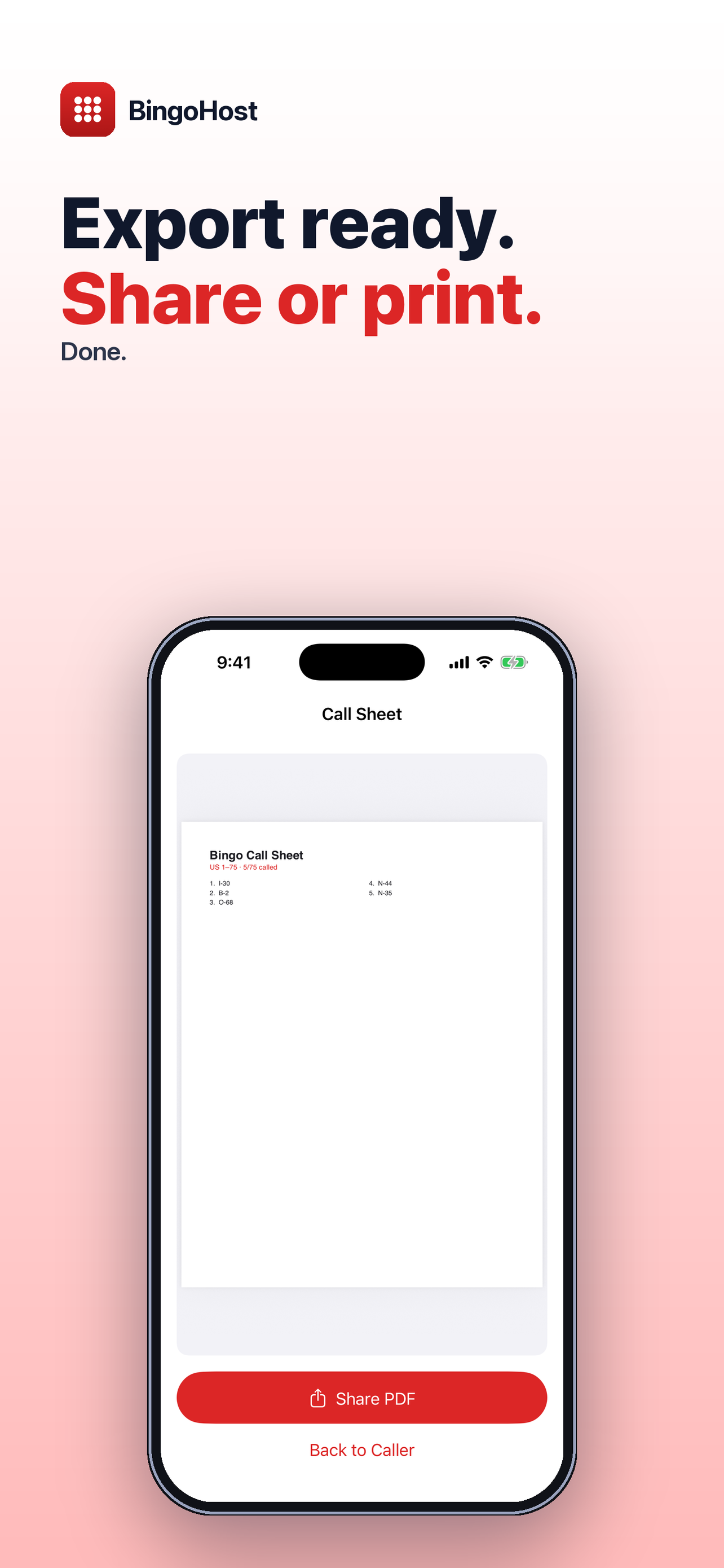 BingoHost: Bingo Caller screenshot 3
