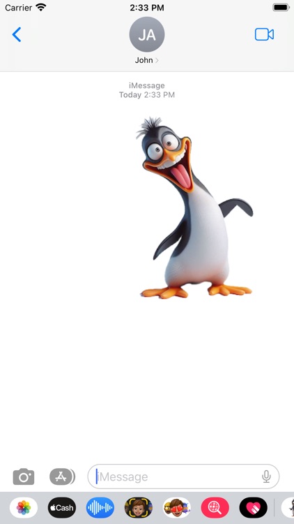 Goofy Penguin Stickers screenshot-3