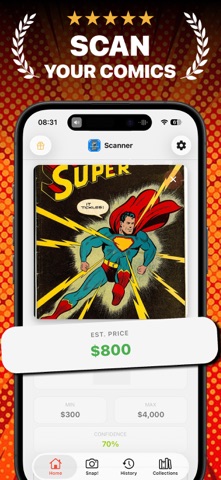 Comic Book Value Scanner 2026 Screenshot 1 of 3