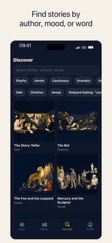 Storyfluent: English Stories iPhone screenshot