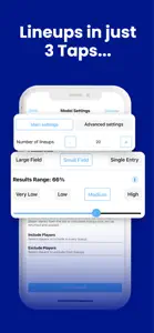 DFS Lineup Optimizer - SimLabs screenshot #5 for iPhone