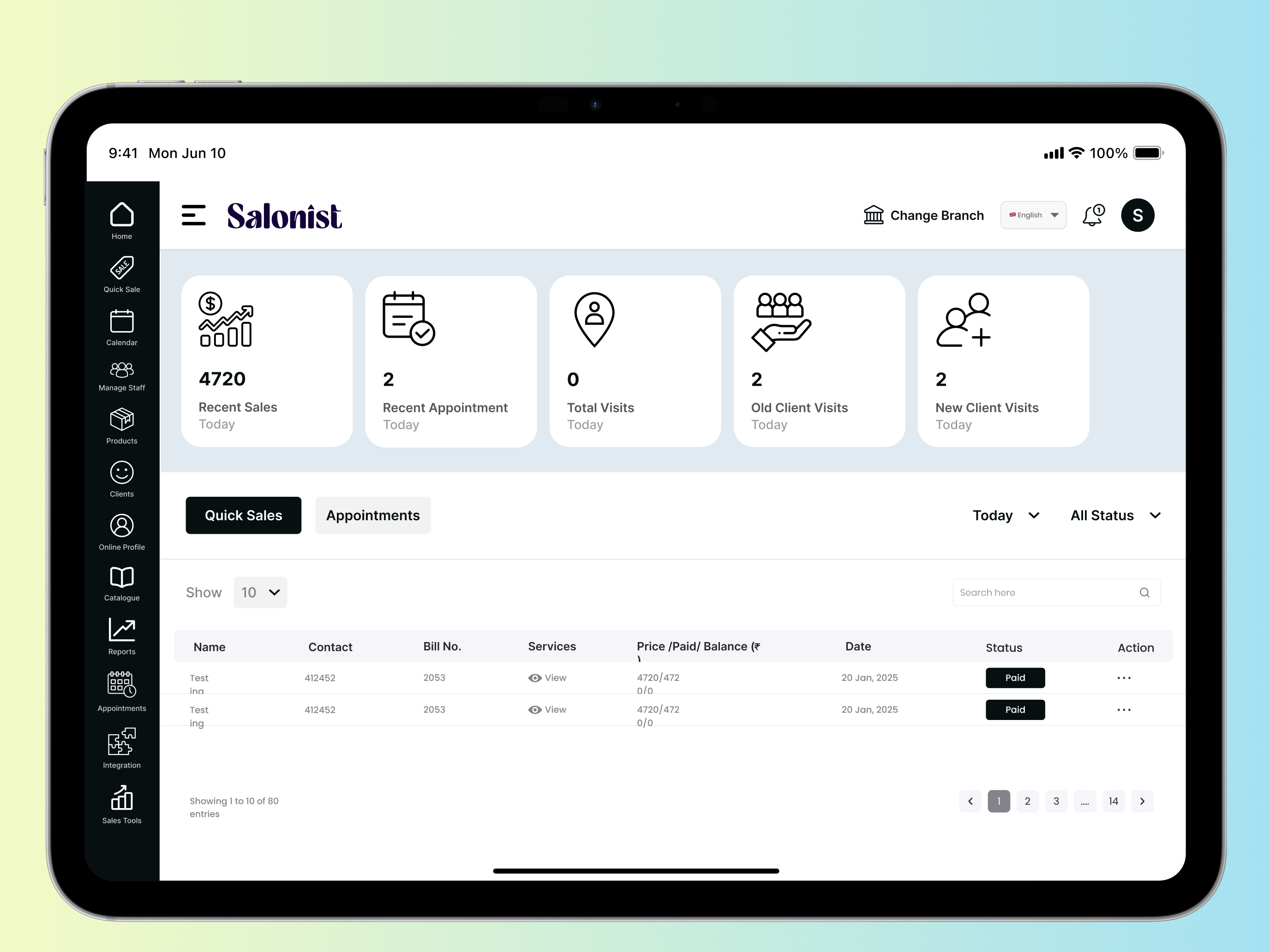 Salonist Biz Pro screenshot 2