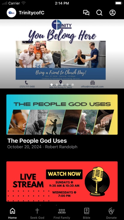 Trinity Church of Christ NPR