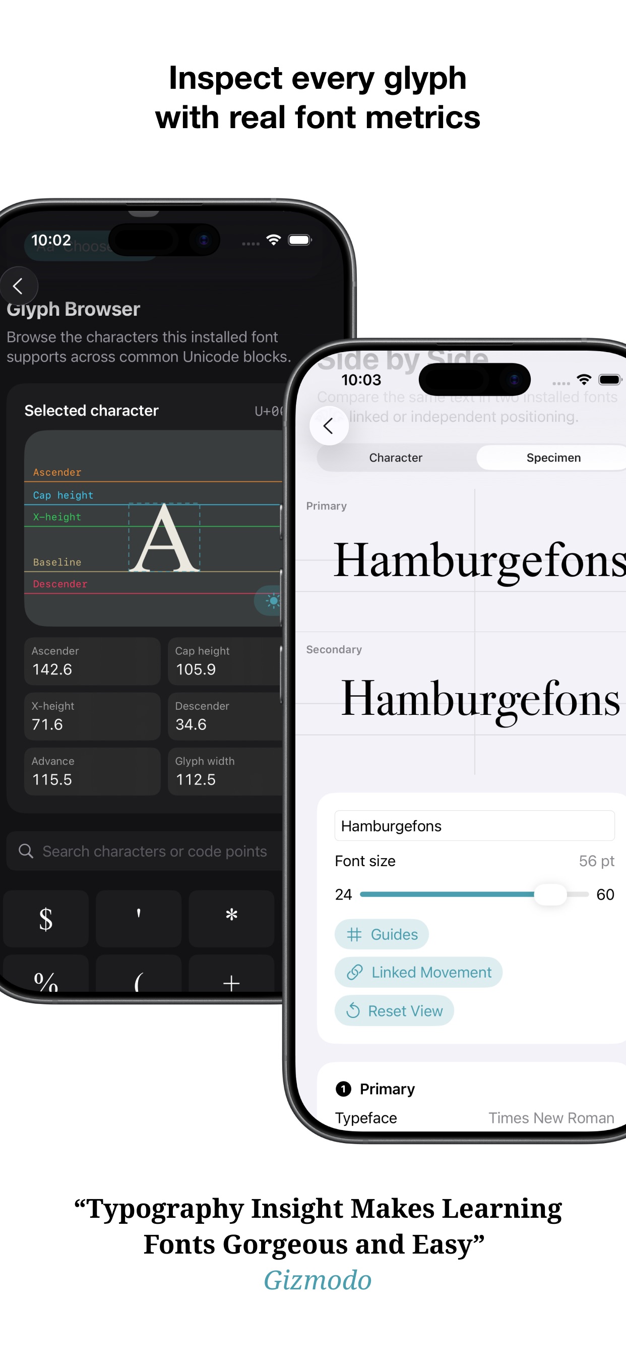 Screenshot 4 of Typography Insight