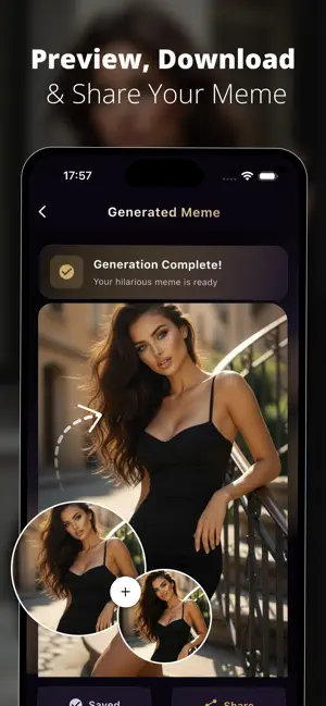 Exaggy - AI Effect Meme iPhone screenshot 2