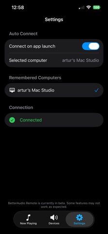 BetterAudio Remote screenshot