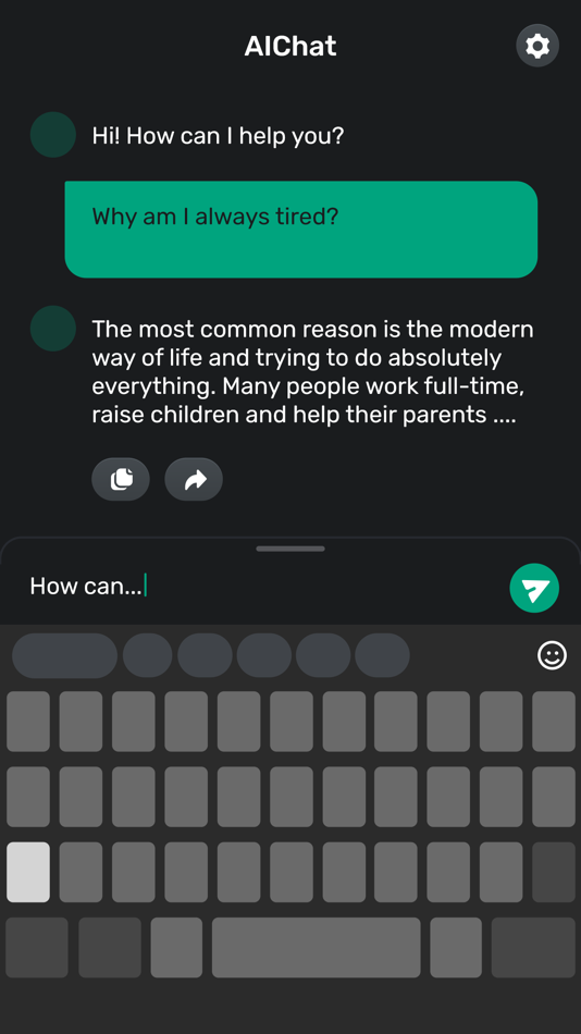 #4. AIChat - Chat Bot AI Assistant (iOS) Podle: Andrei Shpileuski