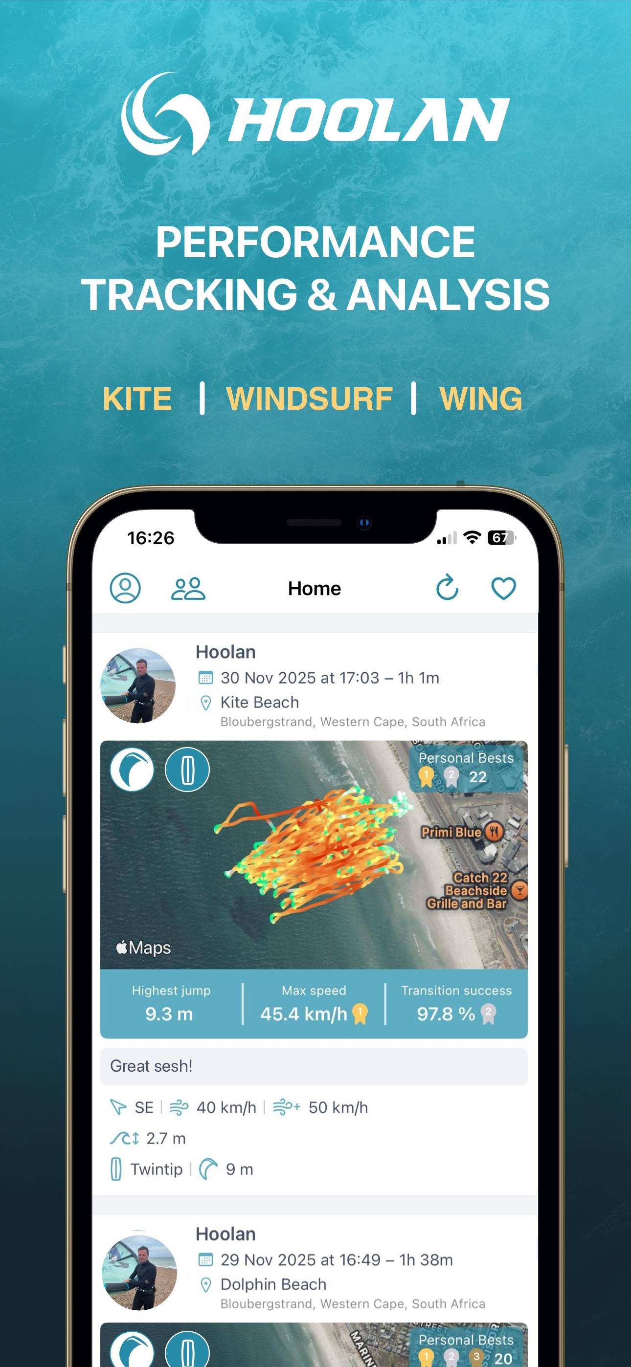 Hoolan: Kite Wingfoil Windsurf
