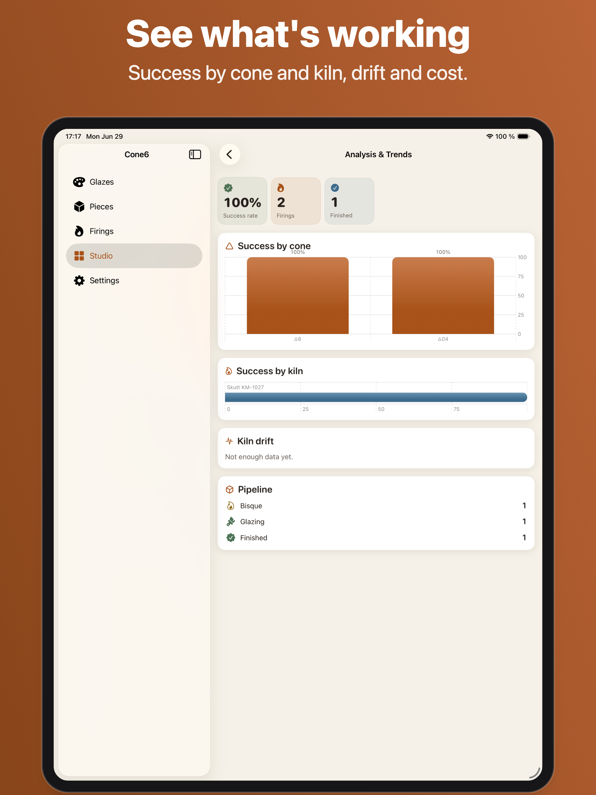 Cone6: Glaze & Kiln Log screenshot 14
