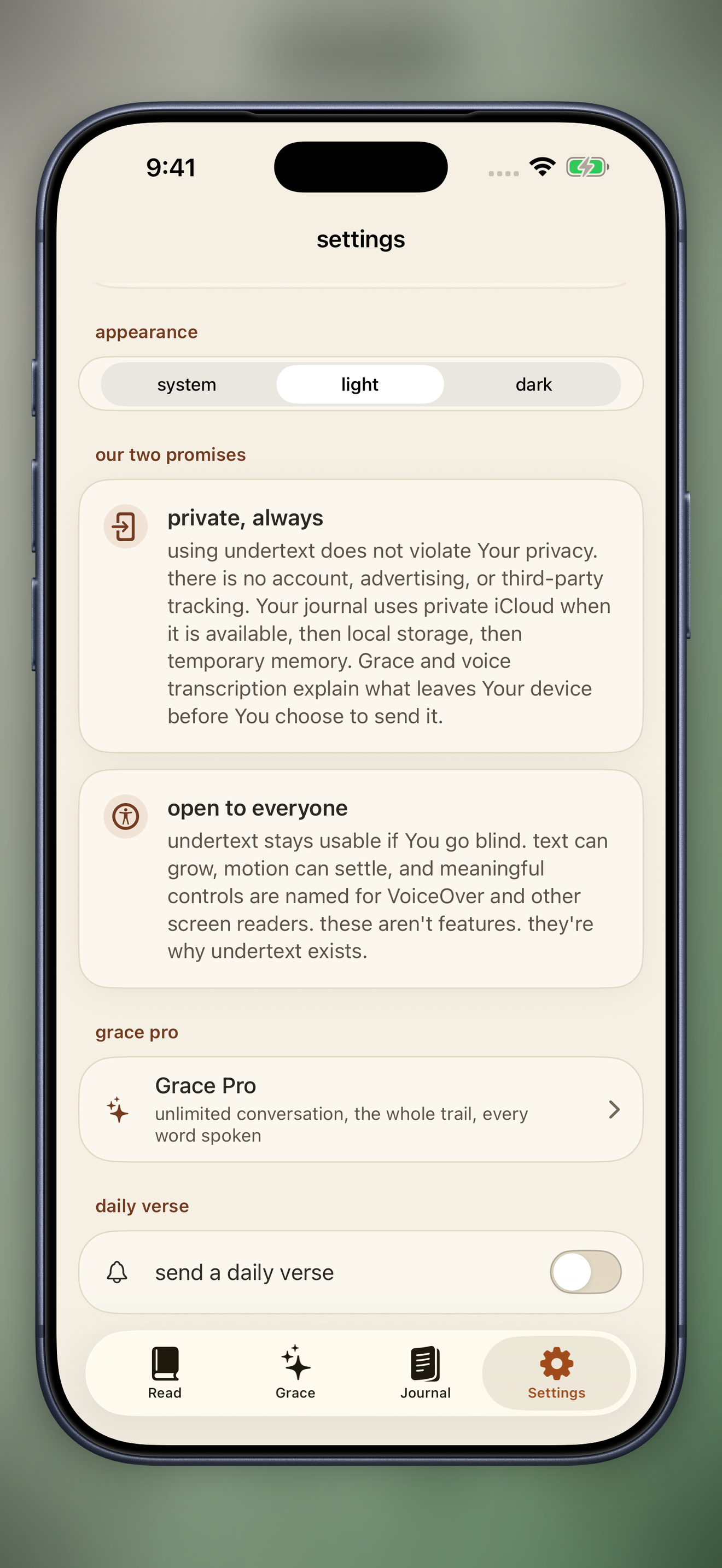 undertext Bible screenshot 5