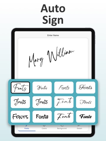 Signature Maker - e Sign App iPad screenshot