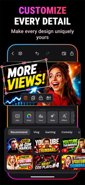 AI Thumbnail Maker - TubeCut screenshot 6