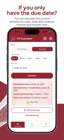 IVF Pregnancy Calculator Screenshot 4 of 8