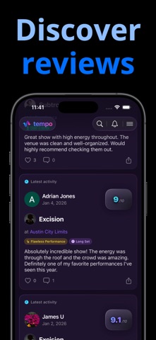 tempo.app screenshot