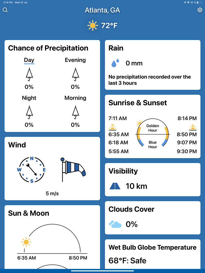Weather Forecast by Climacam