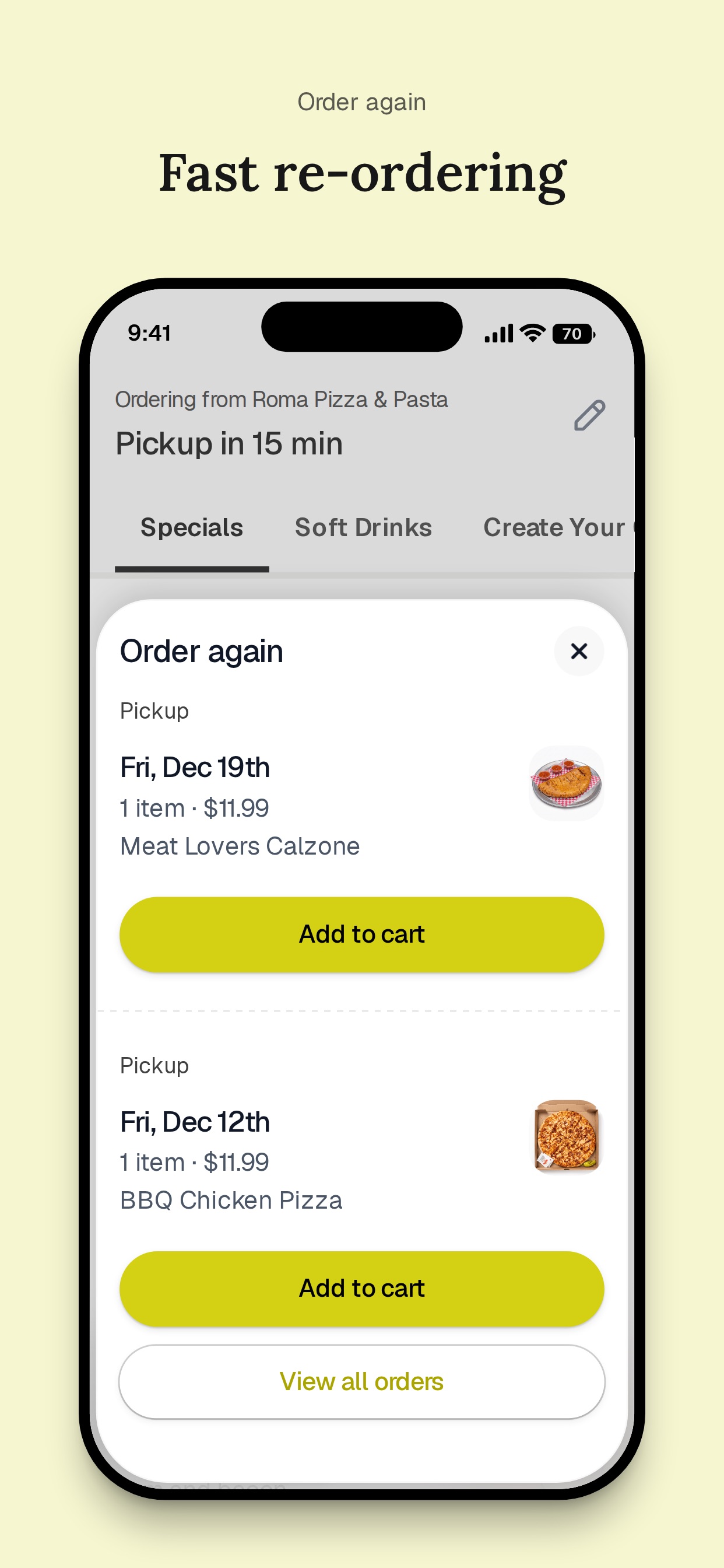 Screenshot 4 of Roma Pizza & Pasta  La Vergne