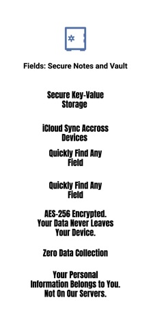 Fields: Secure Notes & Vault Screenshot 7 of 7