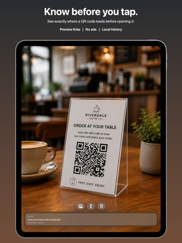 Unboxed - QR Code Reader iPad screenshot
