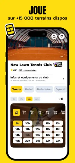 Capture d'écran de Anybuddy - Play Padel & Tennis sur iPhone 3