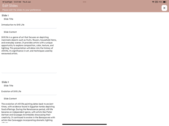 App screenshot