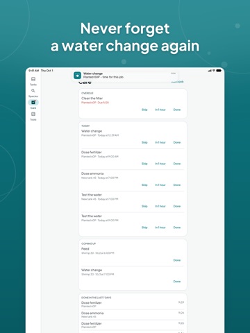 Limno: Aquarium & Fish Tank iPad screenshot