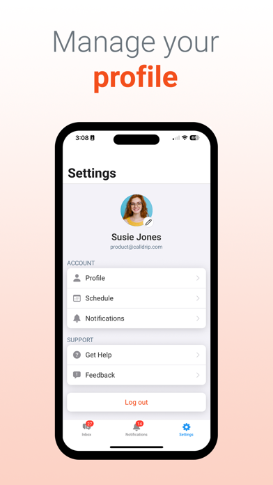 Calldrip iPhone screenshot 5 - Business app