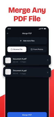 PDF合并 - PDF 分割 - Combine PDF screenshot