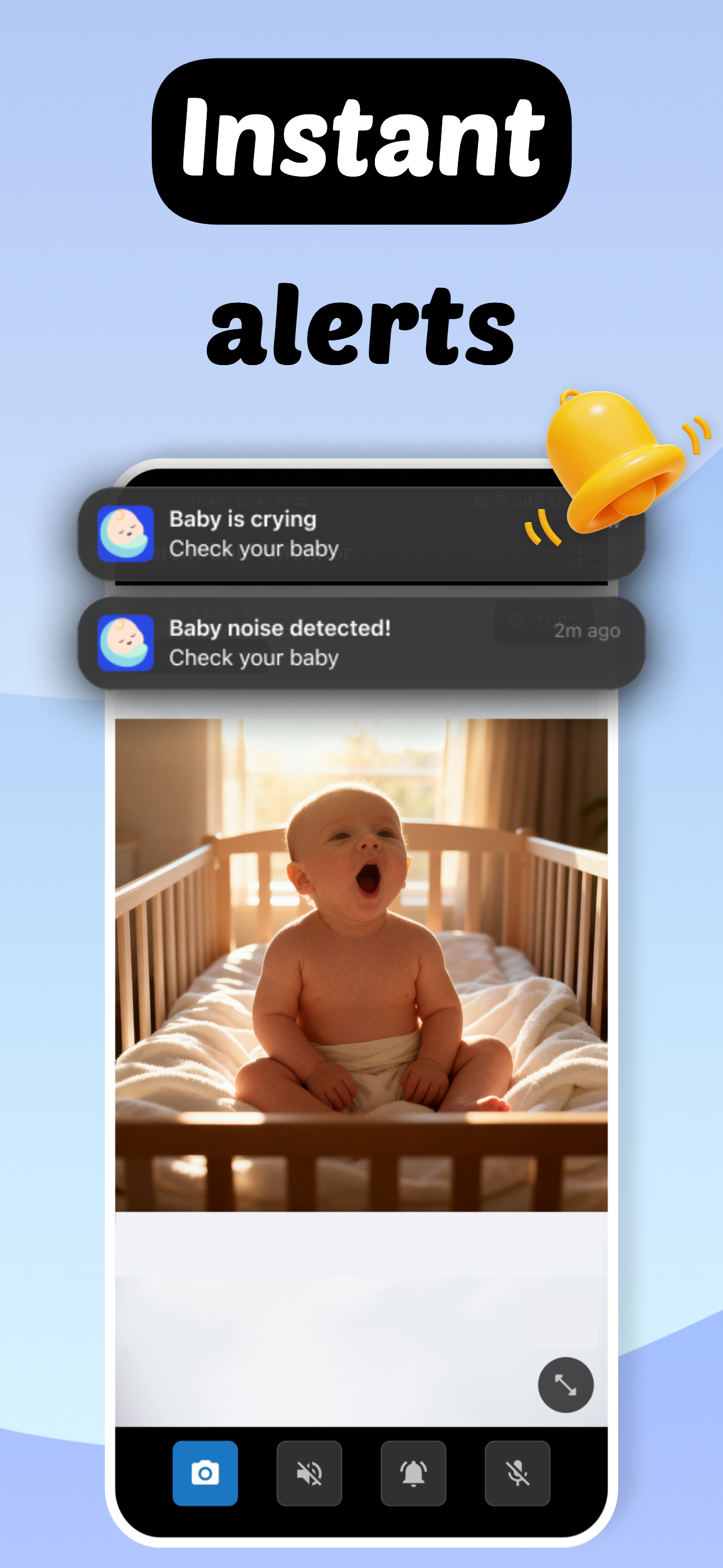 Baby Monitor Camera - NannyCam screenshot 3