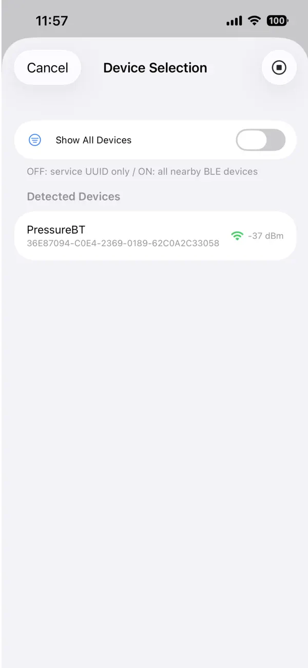Screenshot #1 pour EasyArduinoBleTermPro