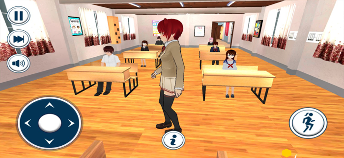 High School Teacher Anime Game