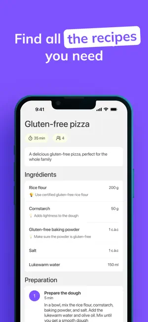 Gluten Snap Scanner & Recipes screenshot 3
