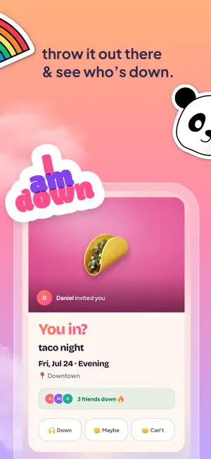 down? – Group Hangout Planner screenshot 2
