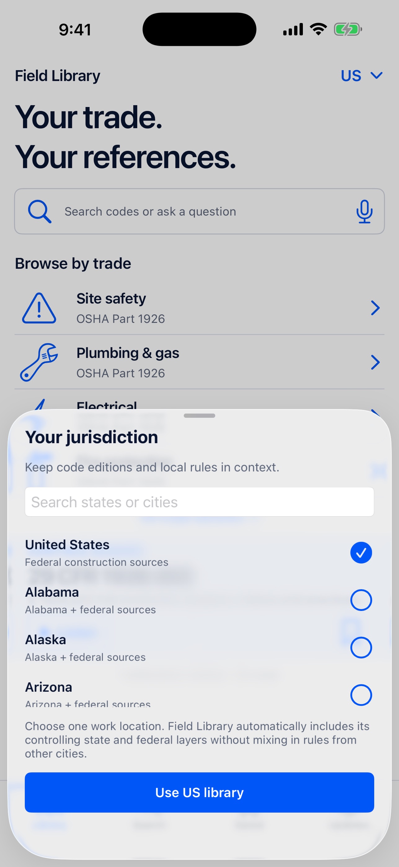 Screenshot 2 of Field Library: Building Codes