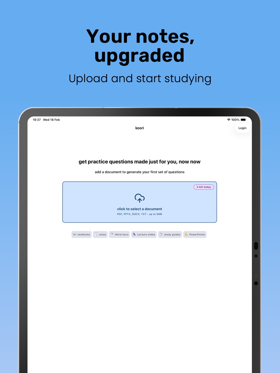 iPad screenshot