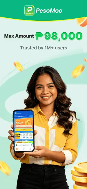 PesoMoo — loan app philippines iPhone screenshot 1