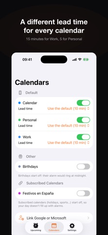Alarm on Calendar Screenshot 2 of 4