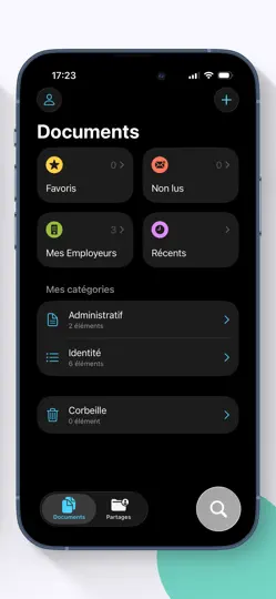Capture d'écran de EDocPerso sur iPhone 6