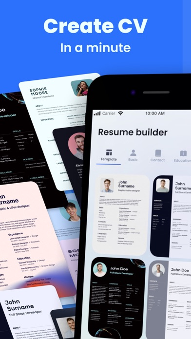 Resume Maker: PDF CV Builder Screenshot