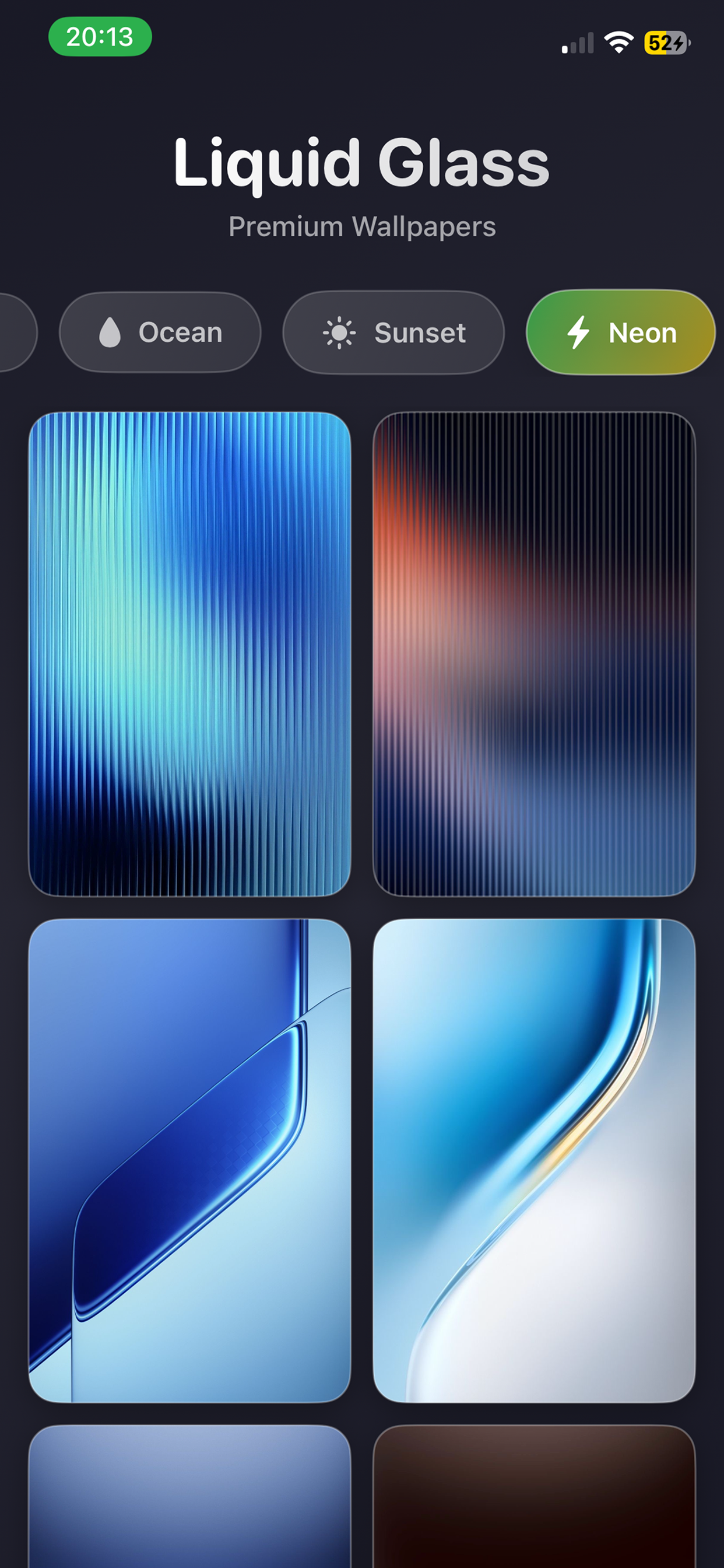 Glass Wallpaper 4K HD