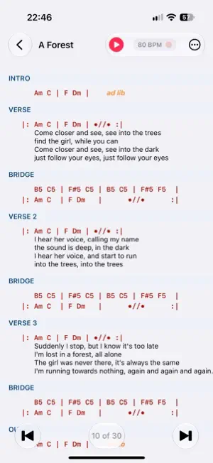 LeadSheets: Chords & Setlists screenshot 3
