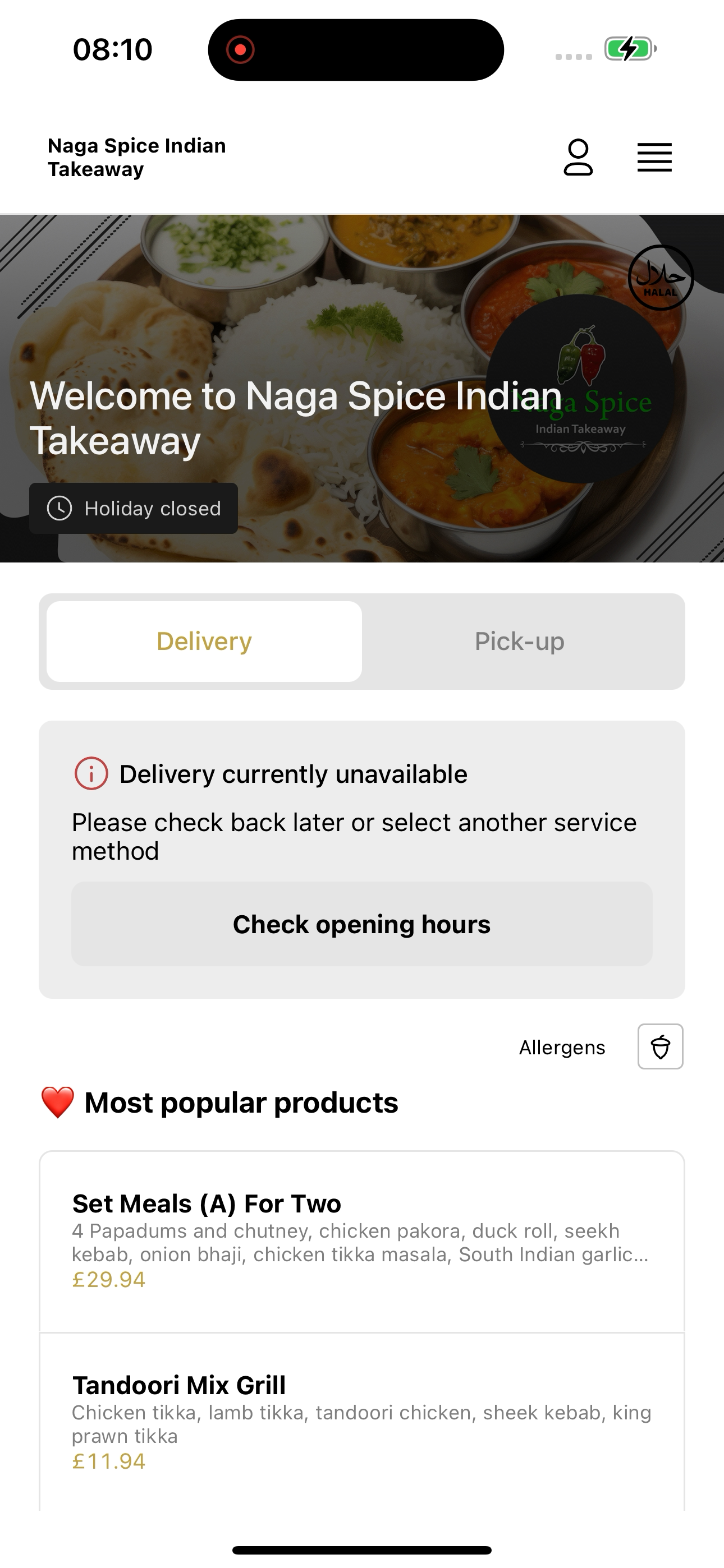 Naga Spice Indian Takeaway screenshot 3