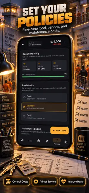 Warden Tycoon: Prison Manager screenshot 2