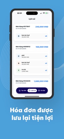 Vema POS screenshot