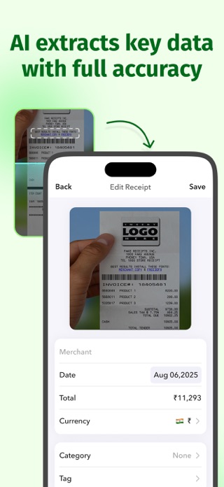 Zimburse - Receipt scanner Screenshot 3 of 7
