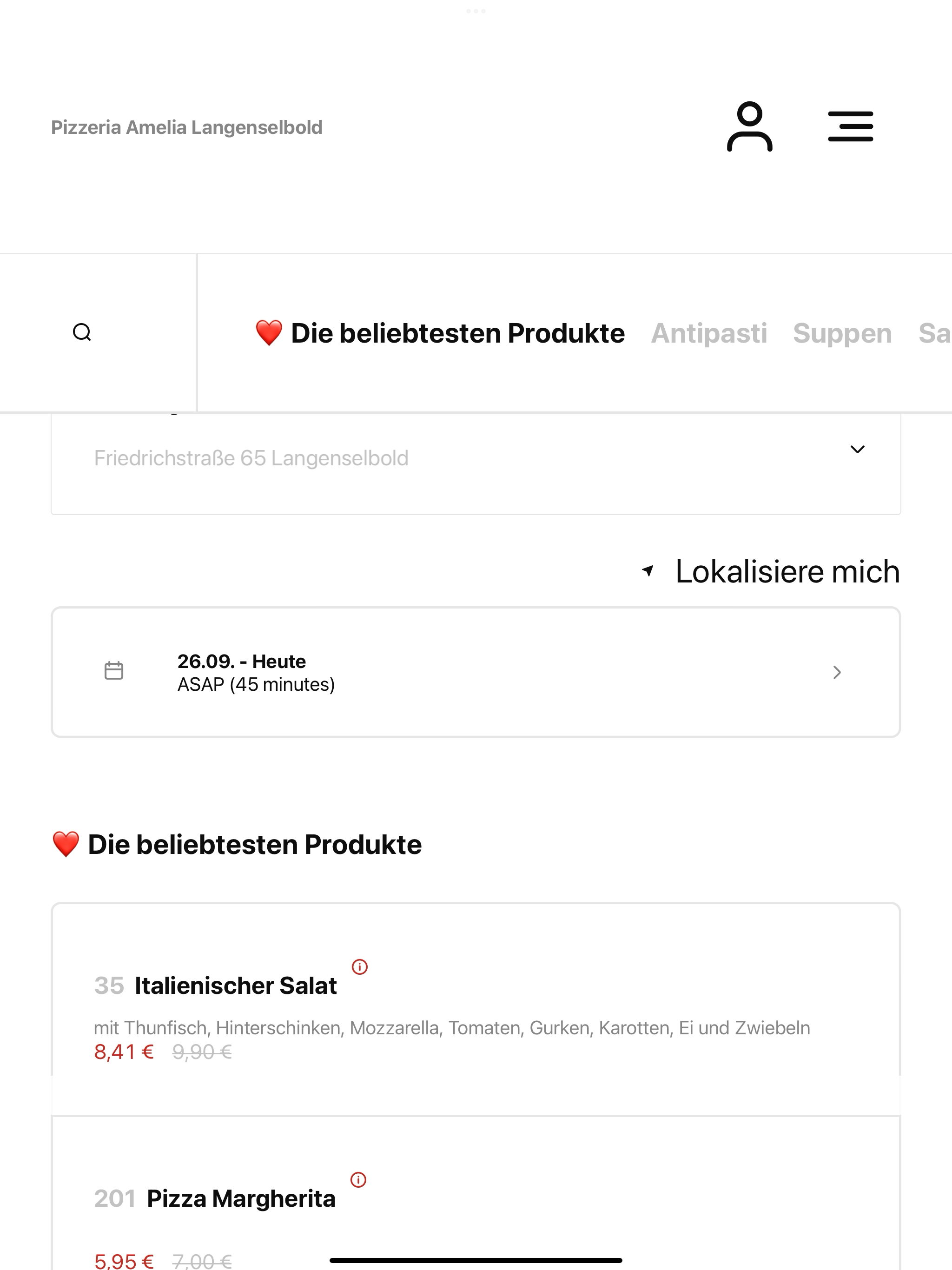 Pizzeria Amelia Langenselbold screenshot 7