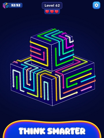 Arrow Cube: 3D Puzzle iPad screenshot