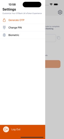GTBank UK eToken screenshot
